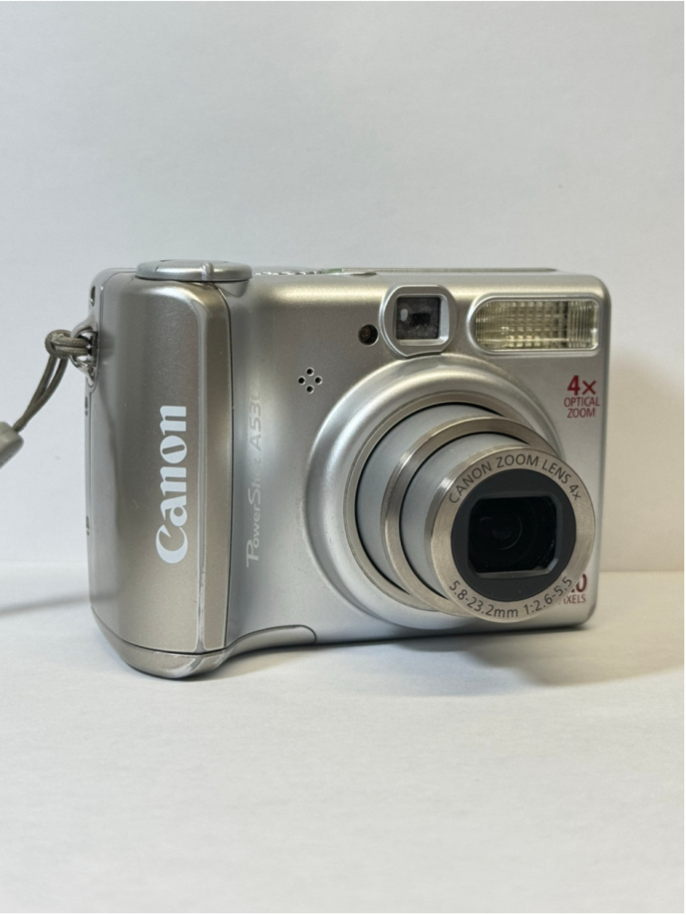 Canon PowerShot A530 Digital Camera 5MP 4x Zoom Compact Point & Shoot w/ SD Card